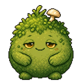 Mossbit, a small mossy companion