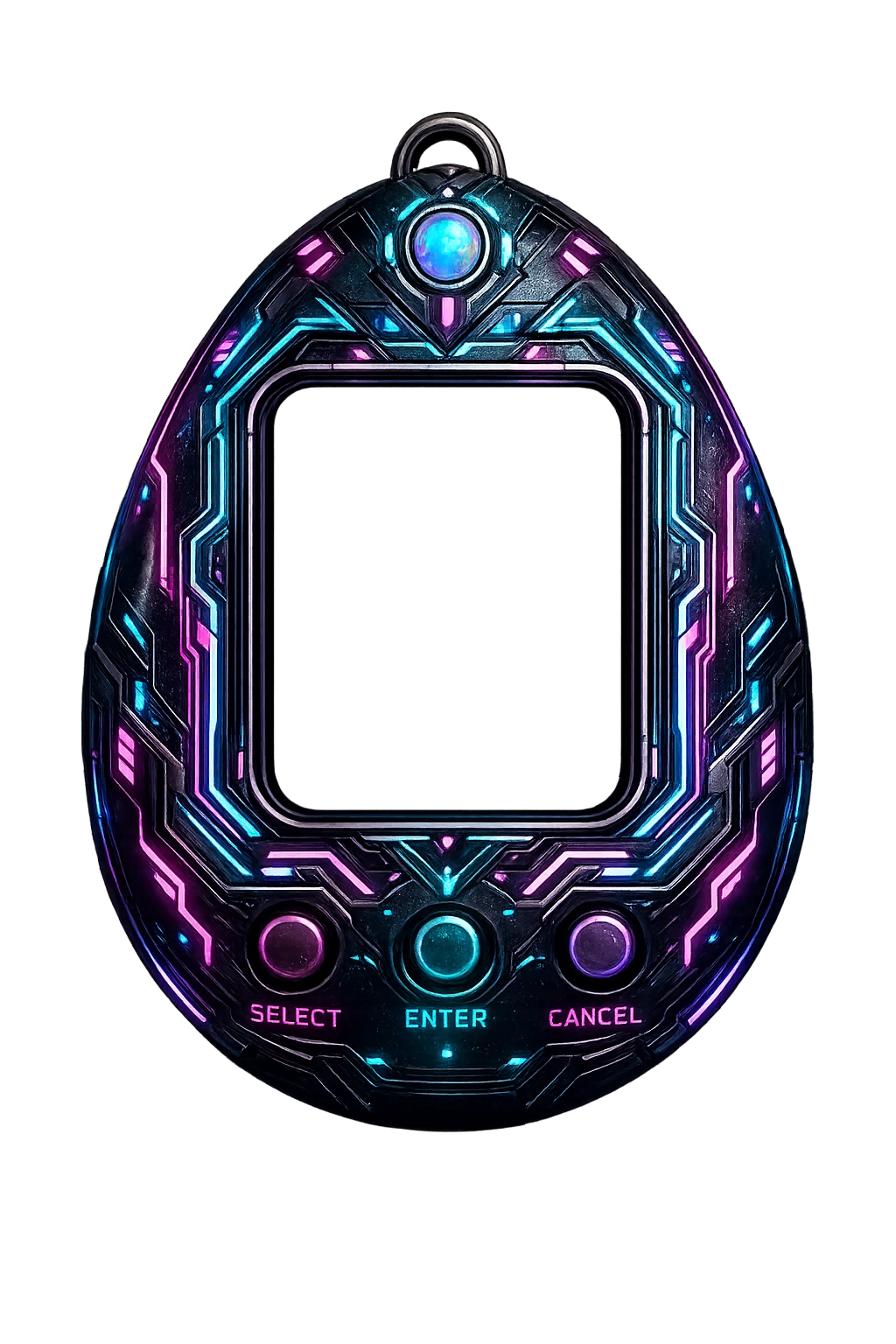 Cyberpunk egg shell